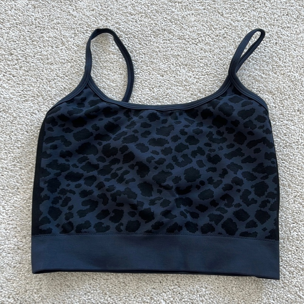 Koral seamless ribbed bra/top with fun animal pattern